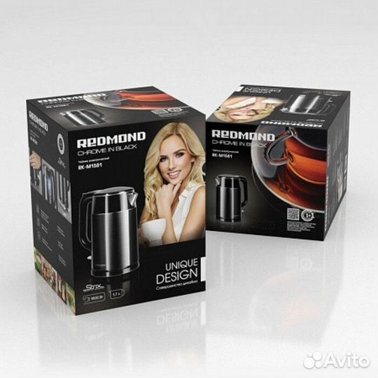 Чайник электрический redmond RK-M1581, Чёрный