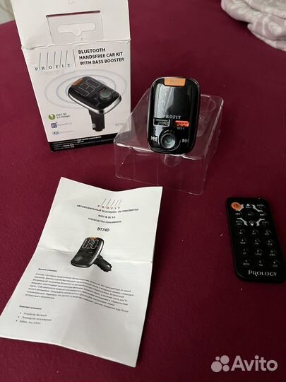 Фм модулятор Profit BT74D Bluetooth 5.0