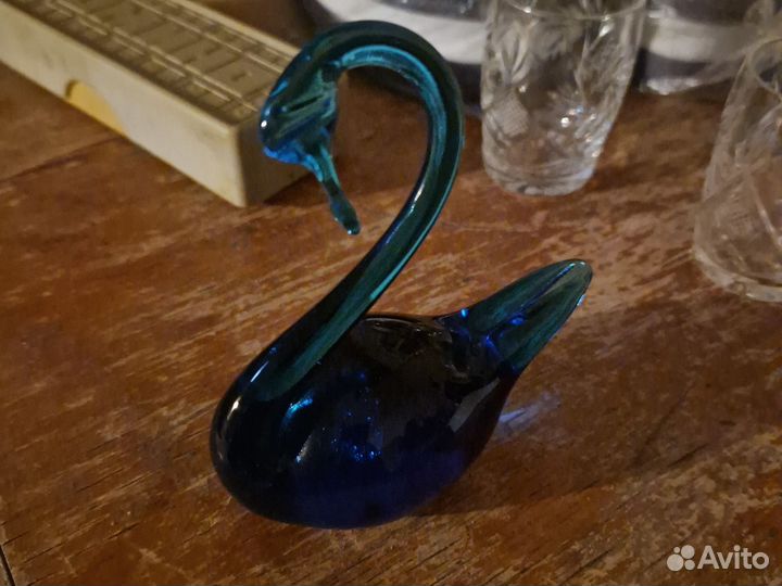 Лебедь СССР голубой ретро