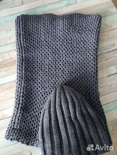 Комплект шапка и снуд