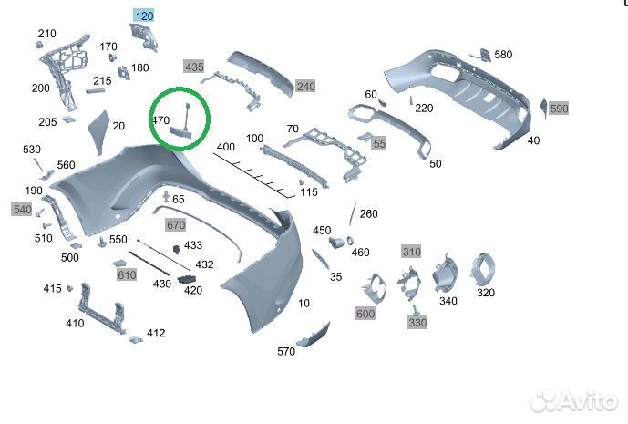 Датчик радарный Mercedes-Benz Gle 450 4Matic