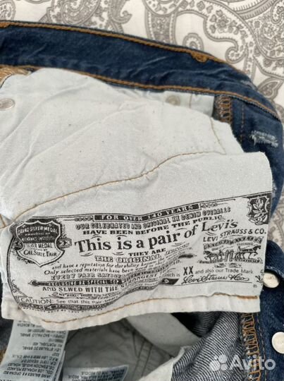 Джинсовые шорты Levis 501 W24