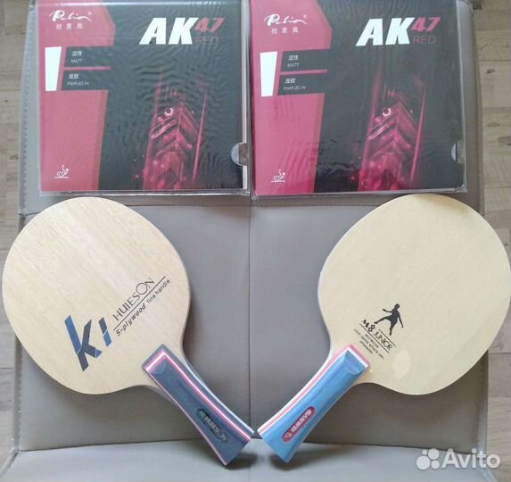 Накладки и основания. Настольный теннис