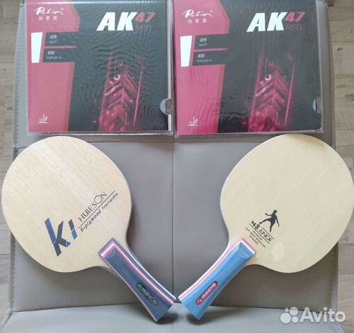 Накладки и основания. Настольный теннис