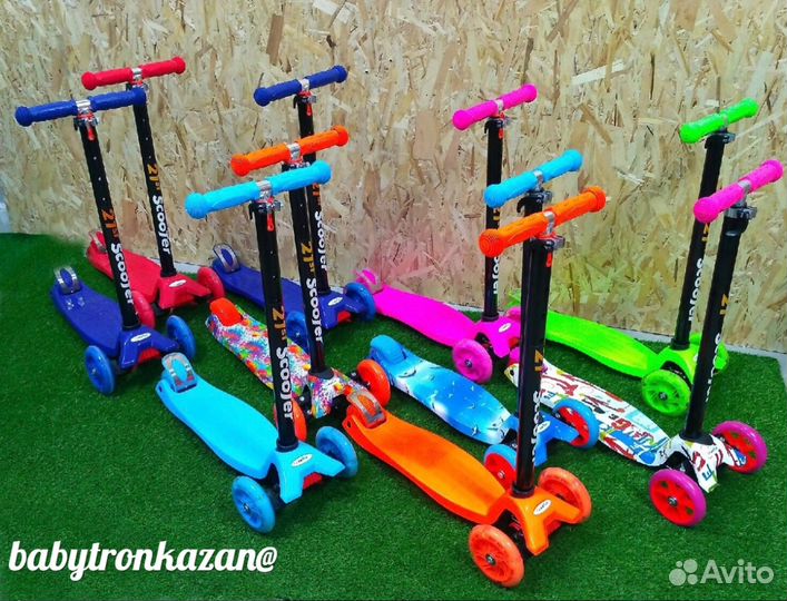 Самокат Трехколесный поворотный Schotter оригинал
