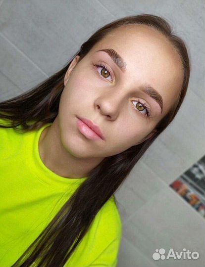 Ламинирование ресниц, Окрашивание бровей