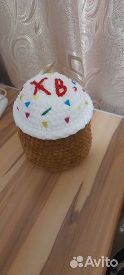 Пасхальный кулич вязаный