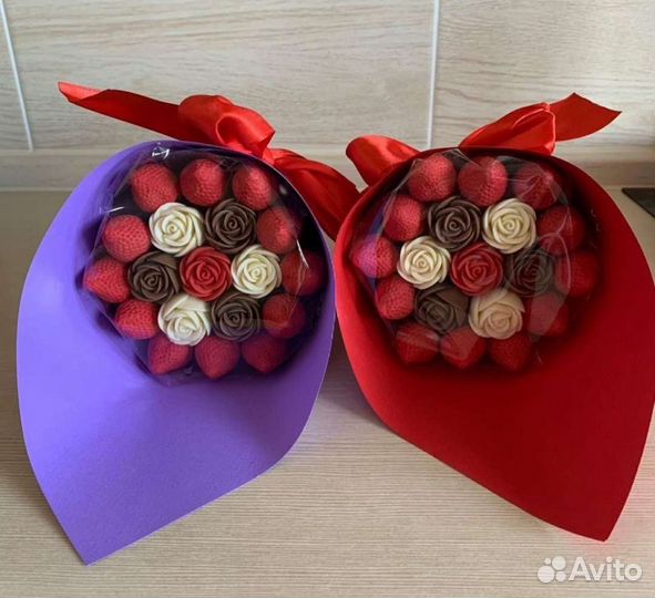 Букет из шоколадных роз