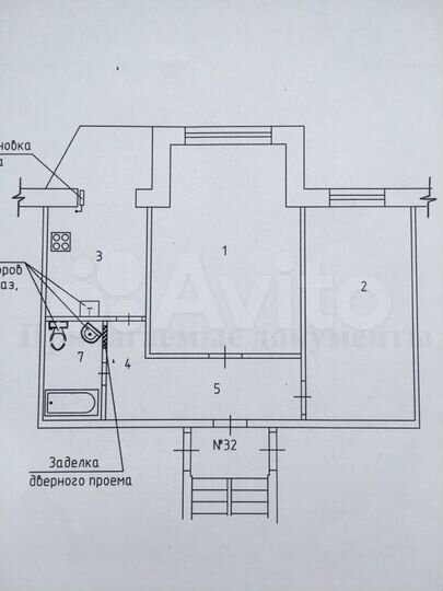 2-к. квартира, 62 м², 2/5 эт.
