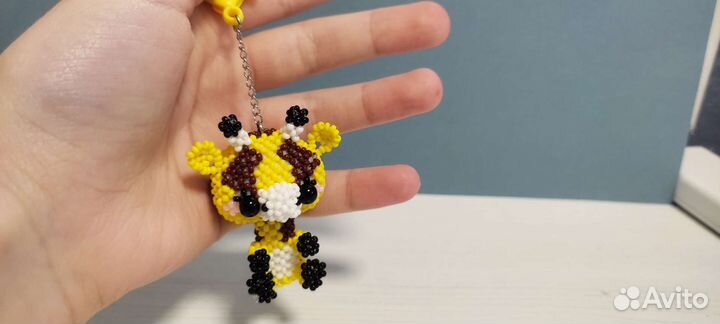 Амигуруми из бисера Жираф