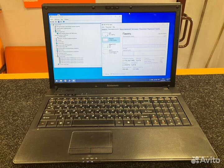 Для офиса Lenovo G565 N930/8GB RAM/SSD 120GB