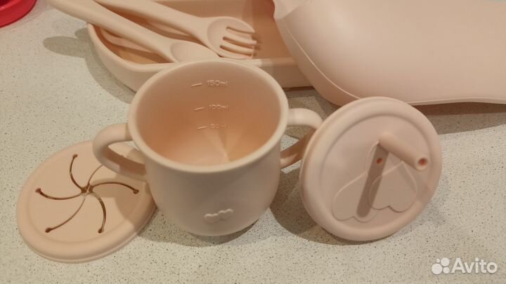 Силиконовая посуда для малышей