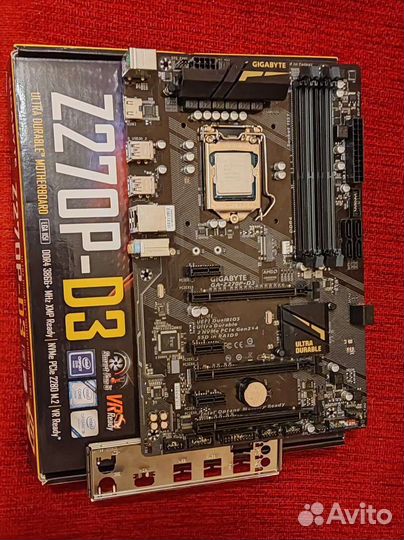 Материнская плата Z270, сокет 1151 + процессор