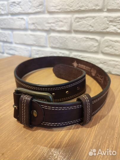 Ремень кожаный новый
