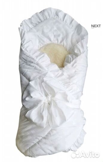Конверт одеяло белое