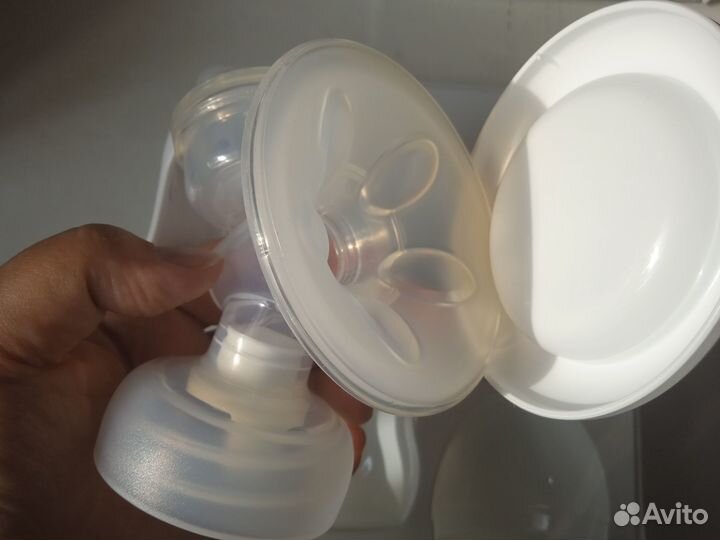 Молокоотсос philips avent natural ручной