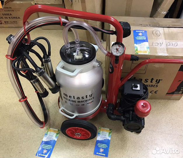 Доильный аппарат Турция Melasty TCK 1-AK
