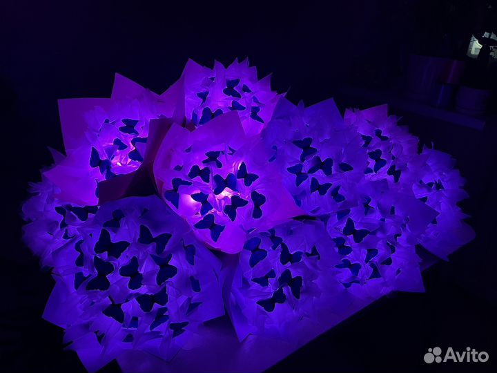 Букеты из бабочек,бабочки в коробке-аквариуме