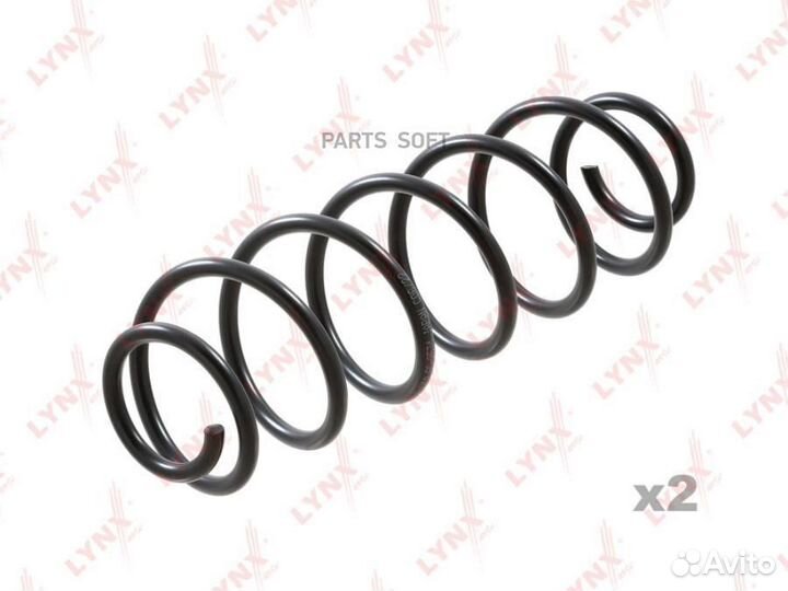 Lynxauto SC2574 Пружина подвески зад прав/лев