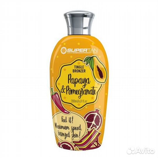 Supertan papaya & pomegranate крем для загара