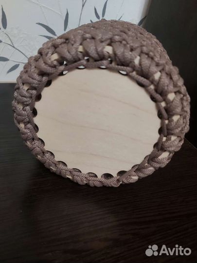 Корзина вязаная