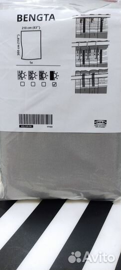 Штора Икеа Бенгта