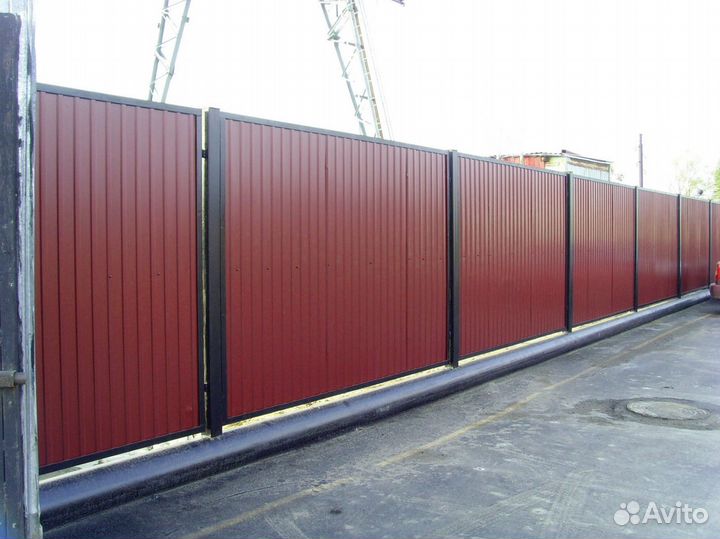 Заборы на дачу 3Д под заказ 2м