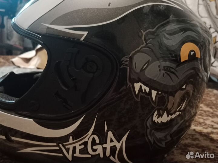 Шлем для питбайка без очков