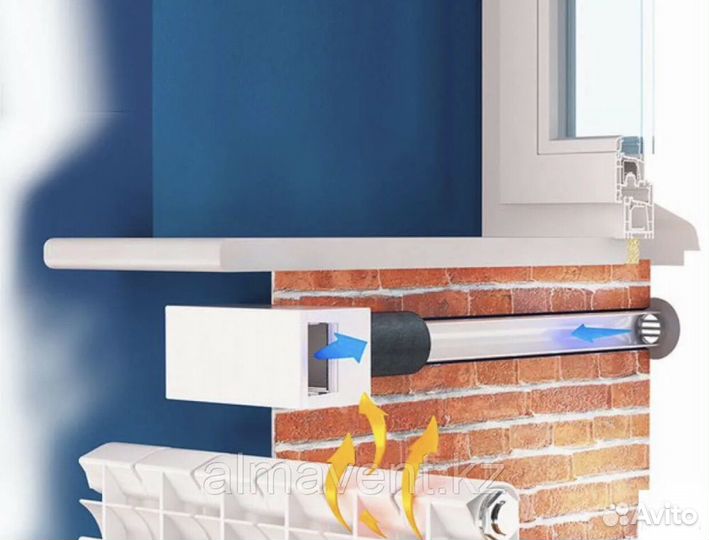 Клапан стеновой SKF65 PRO для приточной вентиляции