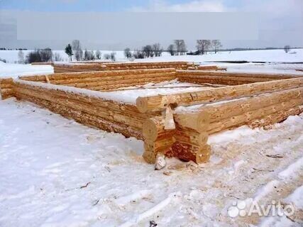 Изготовление сруба из дерева