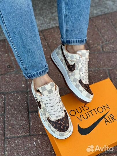 Кроссовки Кеды Louis Vuitton Nike Air Force 36-41