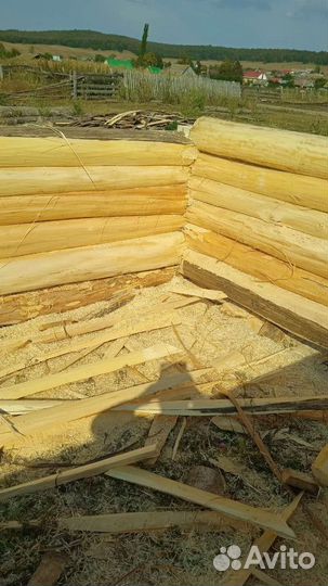 Срубы дома и бани