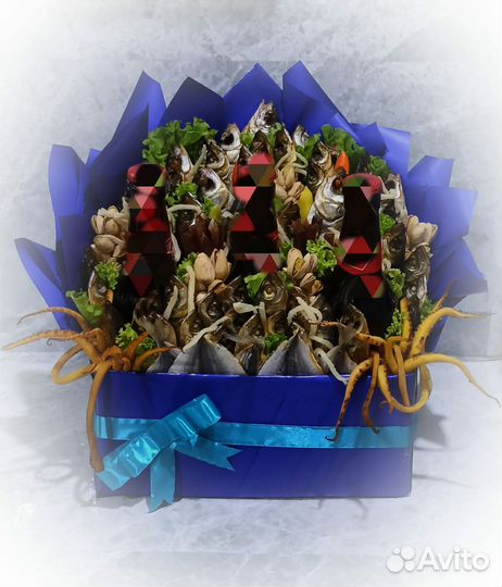 Мужской рыбный букет