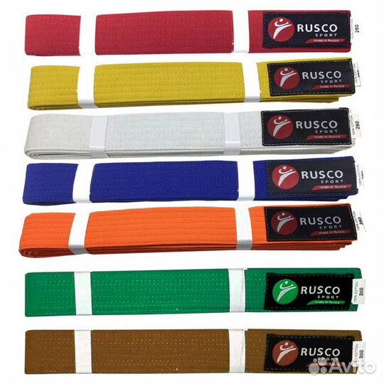 Пояса для кимоно Rusco Sport (240 см)