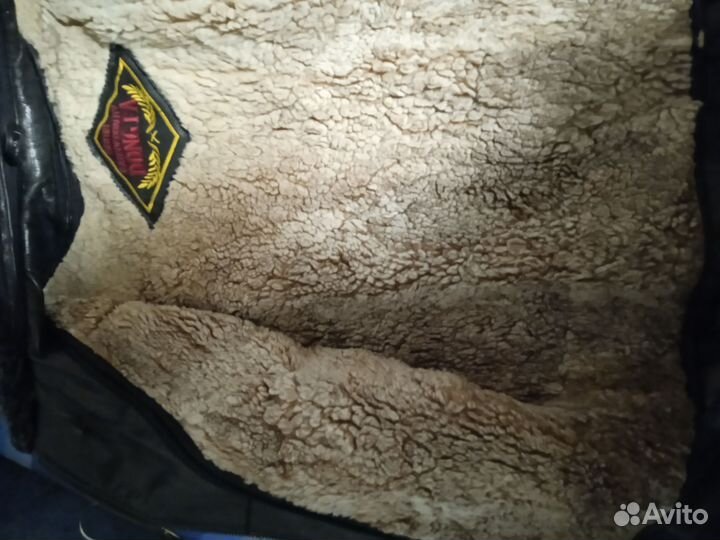 Кожаная куртка мужская 50 52 зимняя