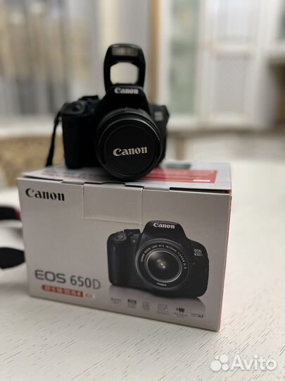 Зеркальный фотоаппарат canon 650d