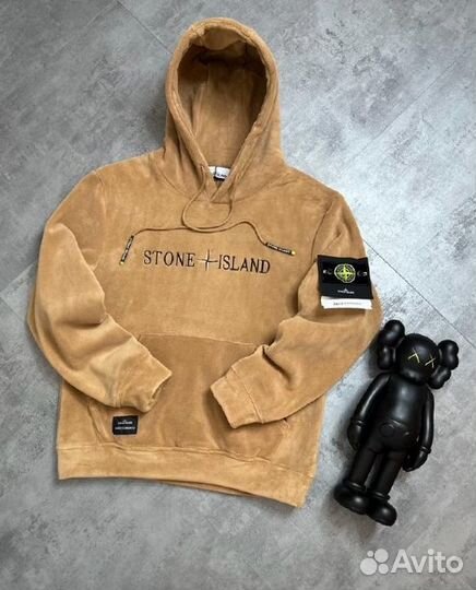 Худи Stone Island барашка на флисе