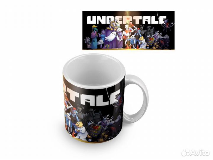 Кружка с картинкой Undertale 1-3