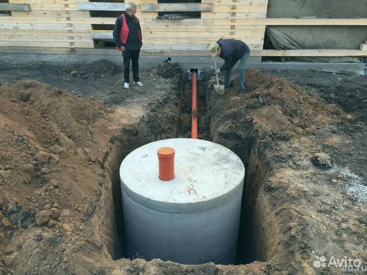 Септик из жби колец: монтаж под ключ