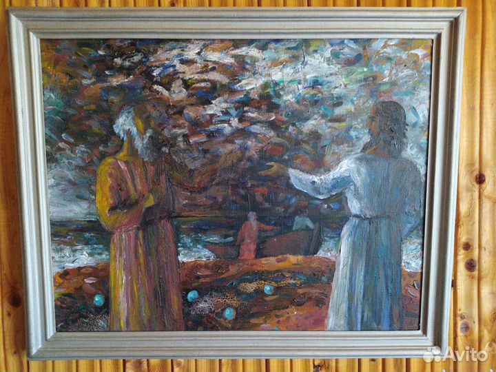 Картина маслом на холсте в раме