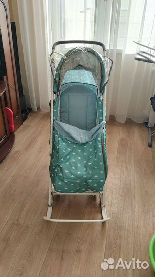 Санки коляска ника kids