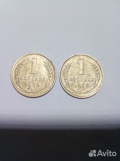 1 копейка 1928 год
