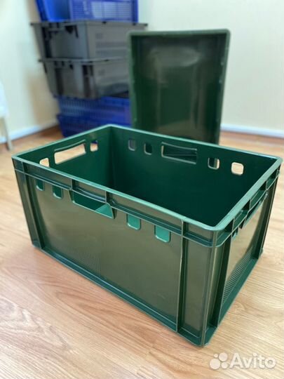 Ящик Gplast пластиковый мясной 600х400х300мм