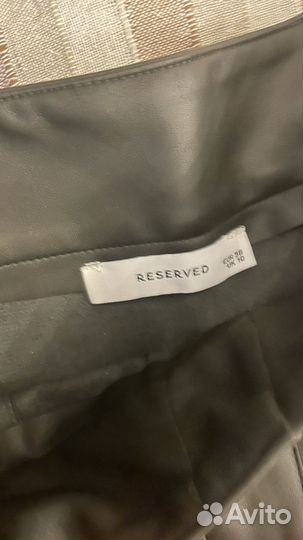 Юбка кожаная