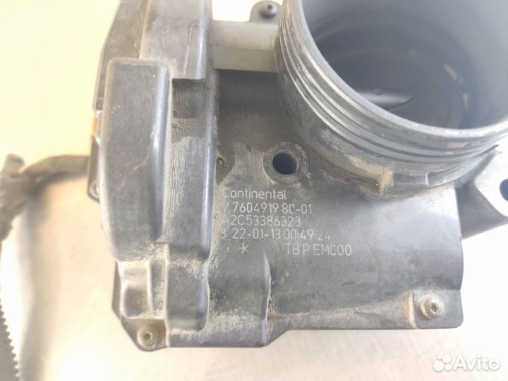 Заслонка дроссельная электрическая Peugeot 408 201