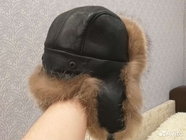 Меховая шапка зимняя мужская