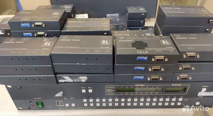 Преобразователи, переходники Kramer - много