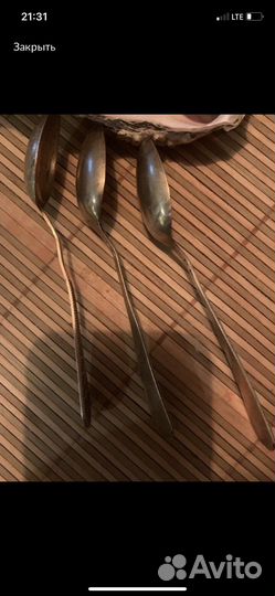 Серебряные ложки СССР 3 шт