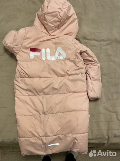 Пуховик зимний на девочку 134-140