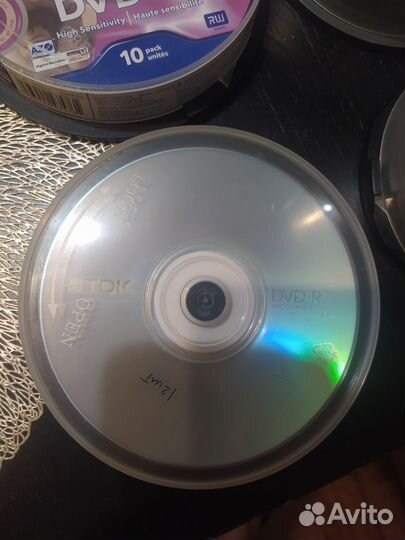 Диски чистые болванки Verbatim TDK DVD-R / DVD-RW